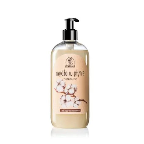 Mydło w Płynie Naturalne z Bawełną – 500 ml