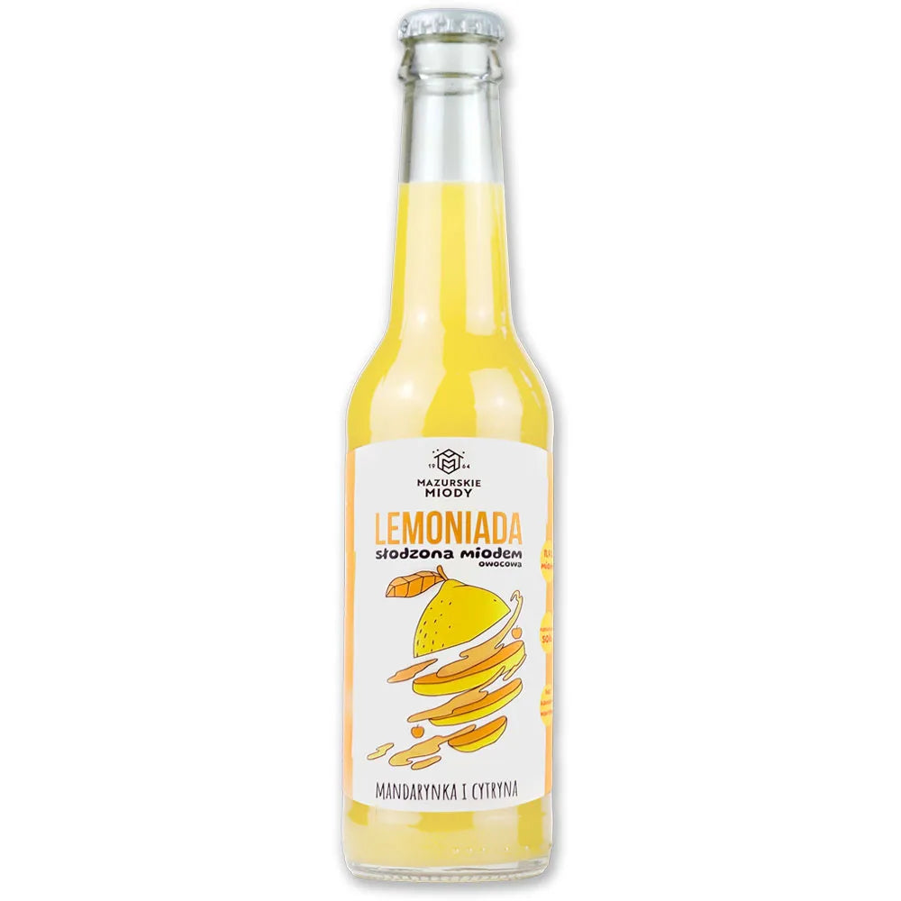 Lemoniada słodzona miodem (mandarynka i cytryna)
